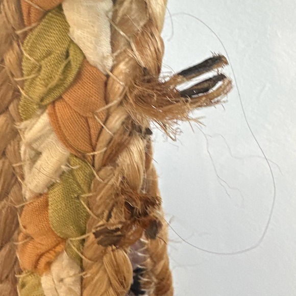 Magid Multi-color Natural Jute boho Shoulder Tote - Picture 6 of 9